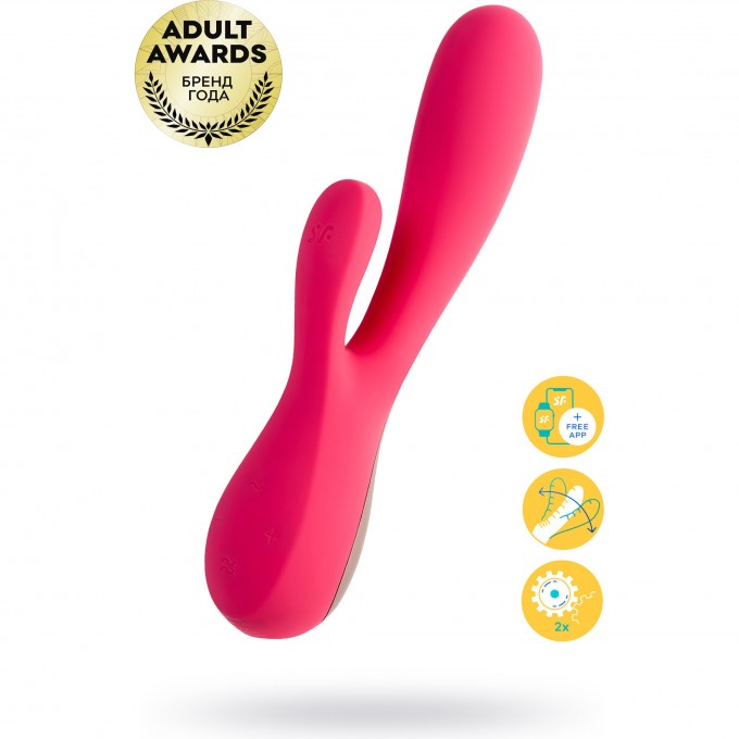 Нереалистичный вибратор SATISFYER MONO FLEX CONNECT APP красный 4002668 Нереалистичный вибратор SATISFYER MONO FLEX CONNECT APP красный 4002668
